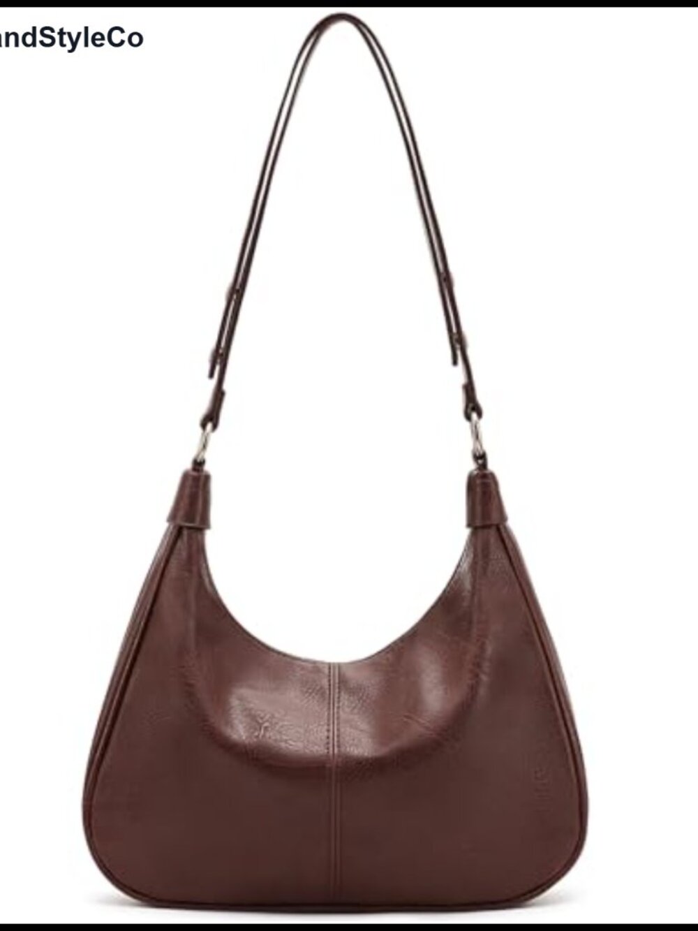 Vegan Leather Hobo Bag Crossbody Purse